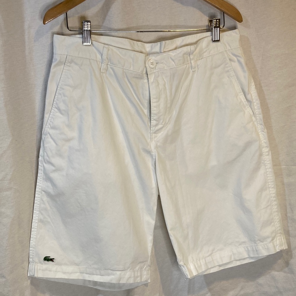 Lacoste men’s cotton twill shorts 20/32